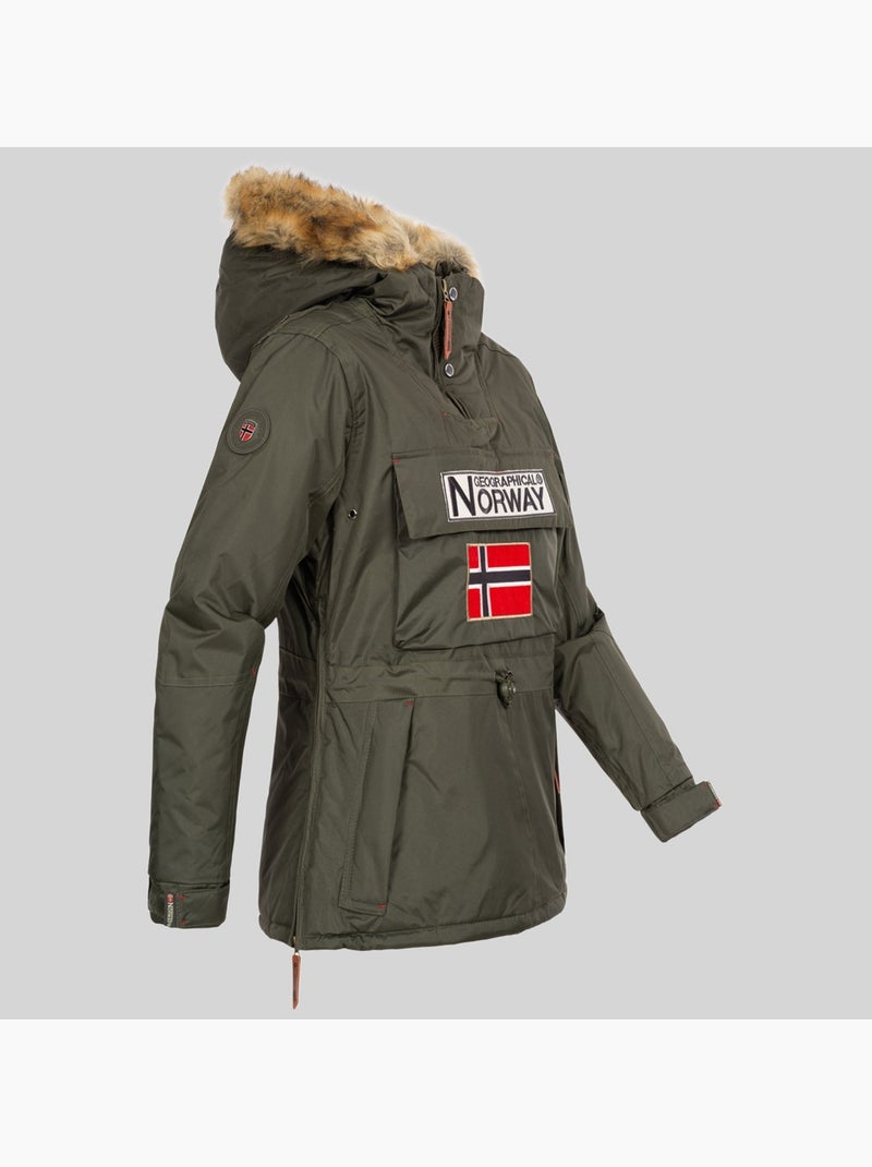 Parka con cappuccio bridget – geographical norway Cachi - Kiabi