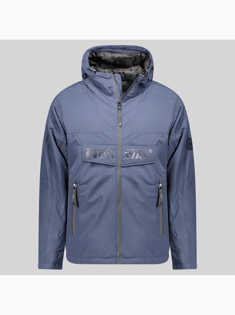 Parka con cappuccio buldozer – geographical norway Blu marino - Kiabi