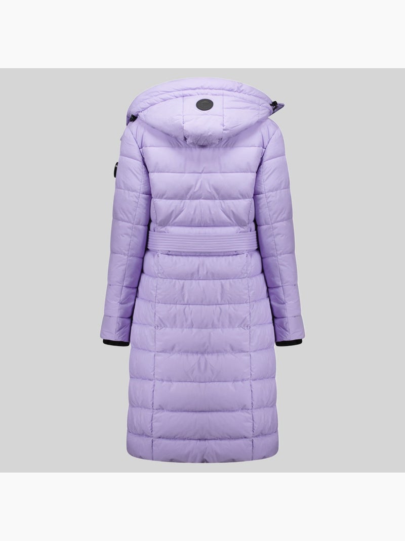Parka con cappuccio cabima – geographical norway Malva lilla - Kiabi