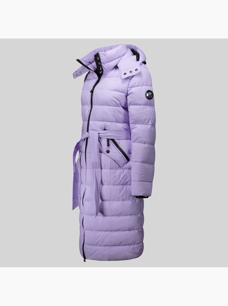 Parka con cappuccio cabima – geographical norway Malva lilla - Kiabi