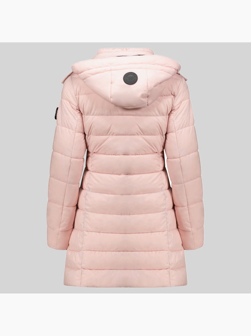 Parka con cappuccio cabima – geographical norway Rosa antico - Kiabi