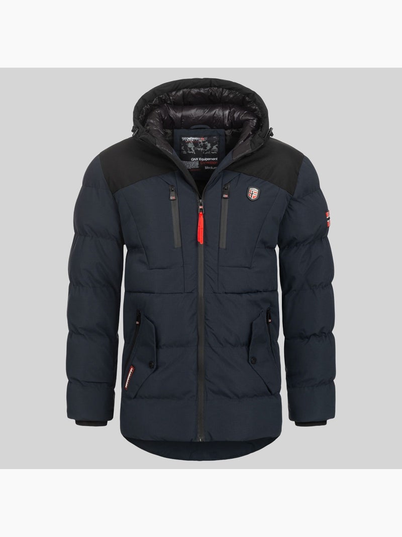 Parka con cappuccio cachot – geographical norway Blu marino - Kiabi
