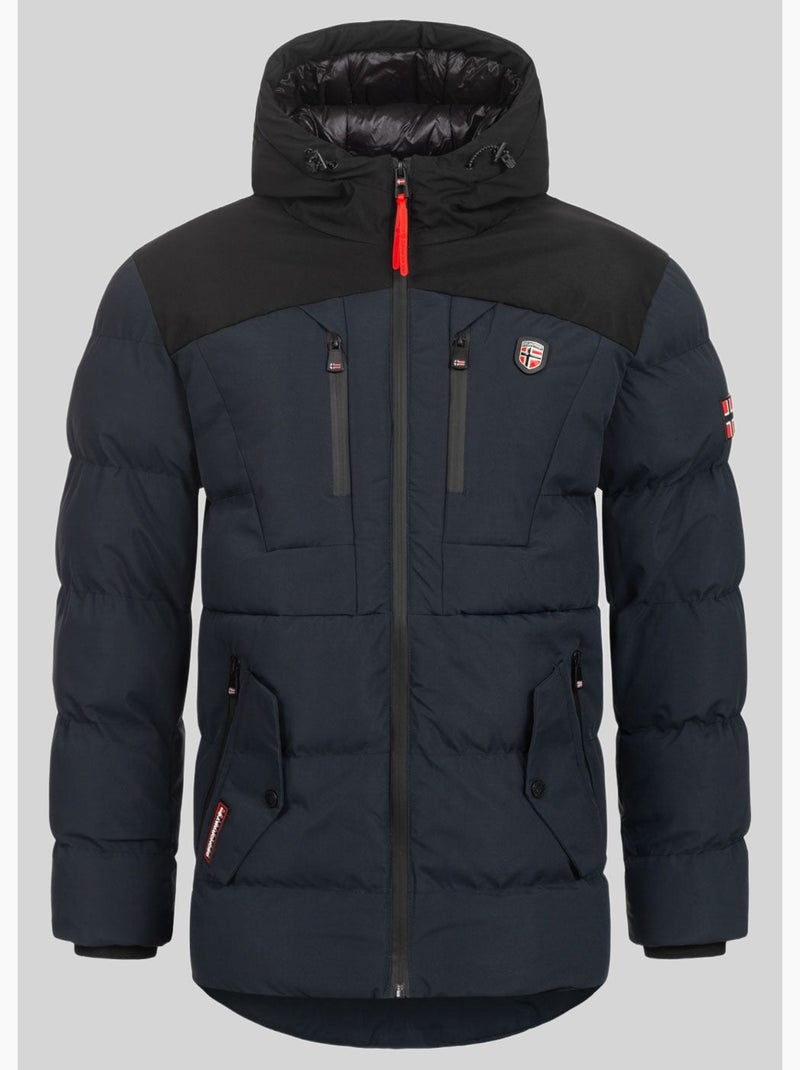 Parka con cappuccio cachot – geographical norway Blu marino - Kiabi