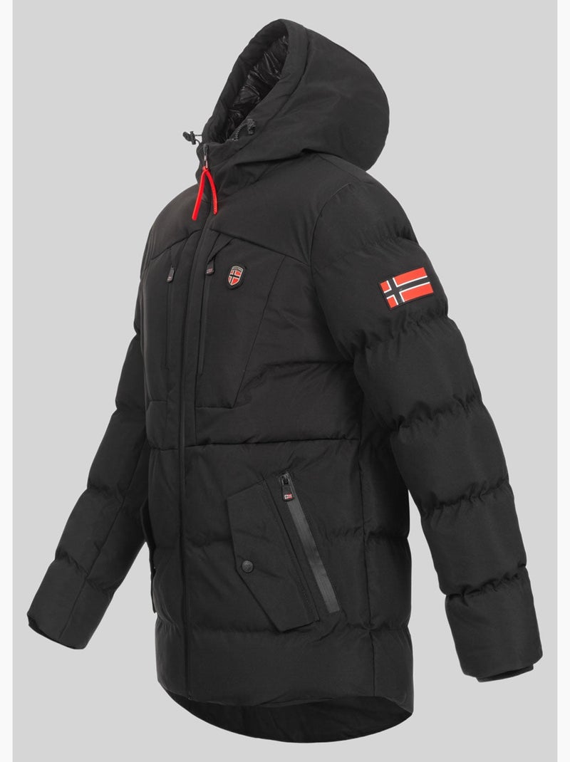 Parka con cappuccio cachot – geographical norway Nero - Kiabi