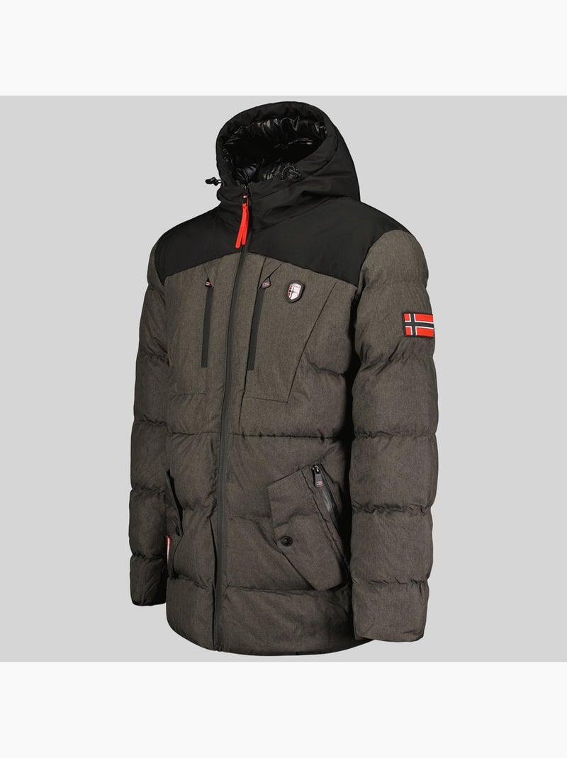 Parka con cappuccio cashblend – geographical norway Blu marino - Kiabi