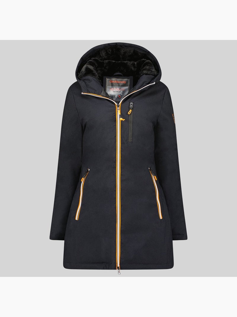 Parka con cappuccio cassim – geographical norway Blu marino - Kiabi