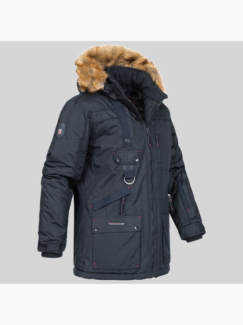 Parka con cappuccio chirac – geographical norway Blu marino - Kiabi