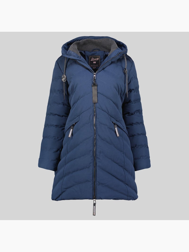 Parka con cappuccio clarisal – geographical norway Blu marino - Kiabi