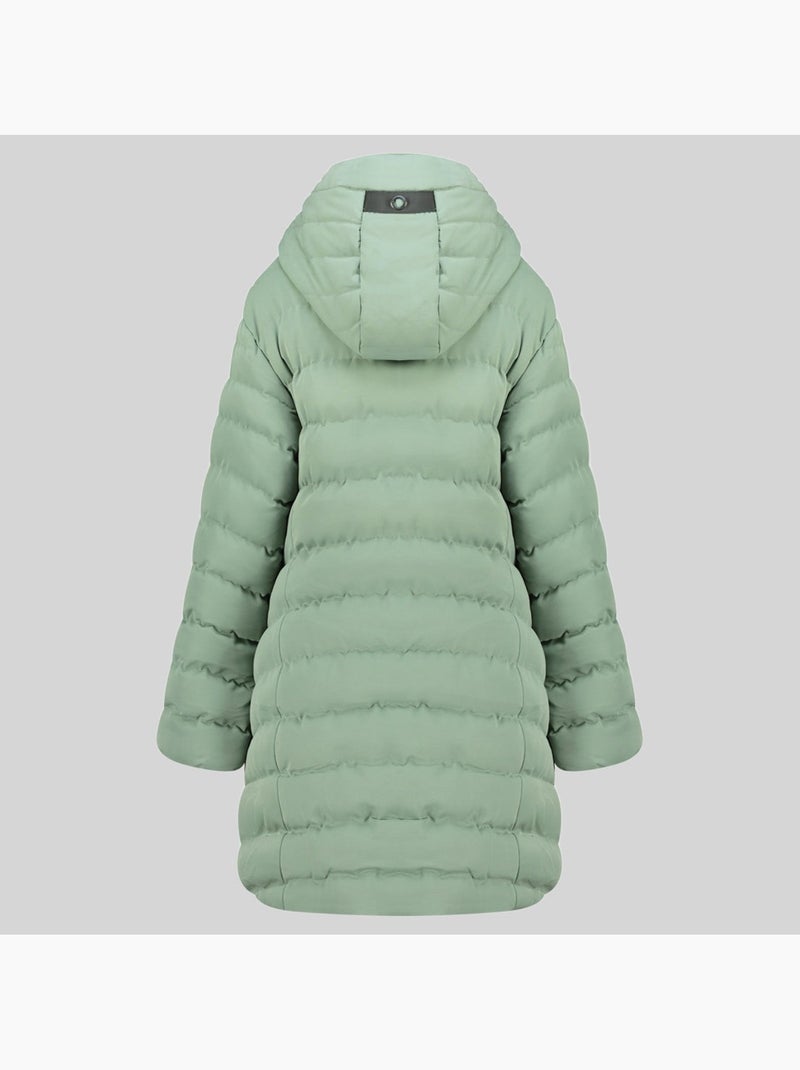 Parka con cappuccio clarisal – geographical norway Verde pastello - Kiabi