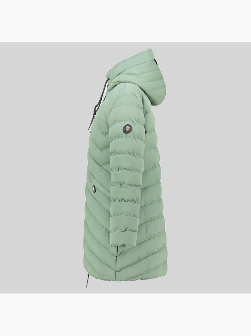 Parka con cappuccio clarisal – geographical norway Verde pastello - Kiabi