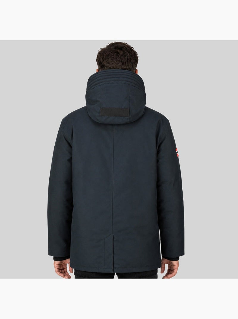 Parka con cappuccio claudius – geographical norway Blu marino - Kiabi