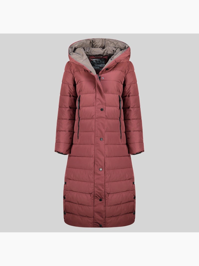 Parka con cappuccio constance – geographical norway Bordeaux - Kiabi