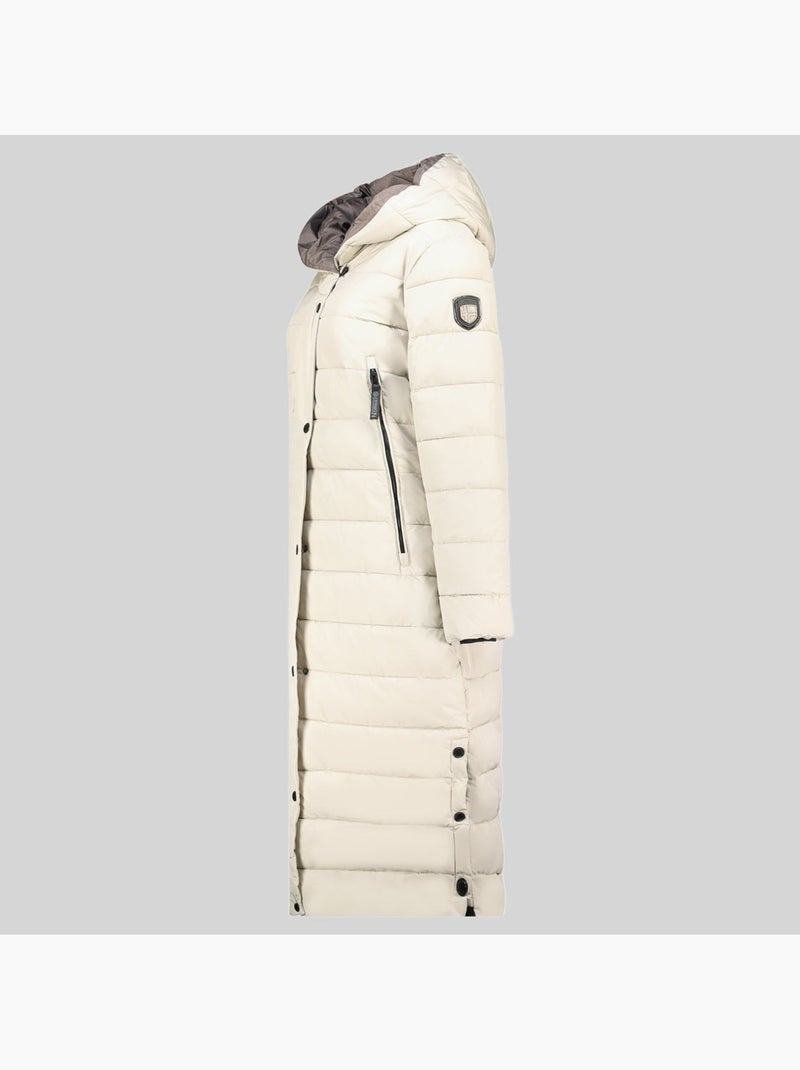 Parka con cappuccio constance – geographical norway Grigio chiaro - Kiabi