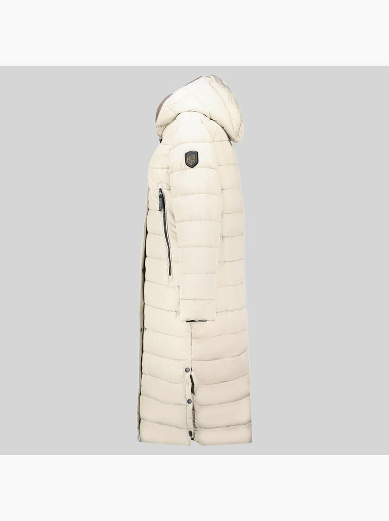 Parka con cappuccio constance – geographical norway Grigio chiaro - Kiabi