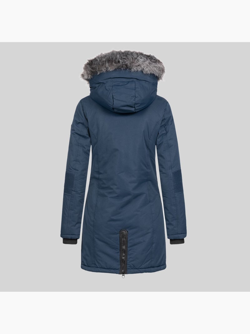 Parka con cappuccio coraly – geographical norway Blu marino - Kiabi