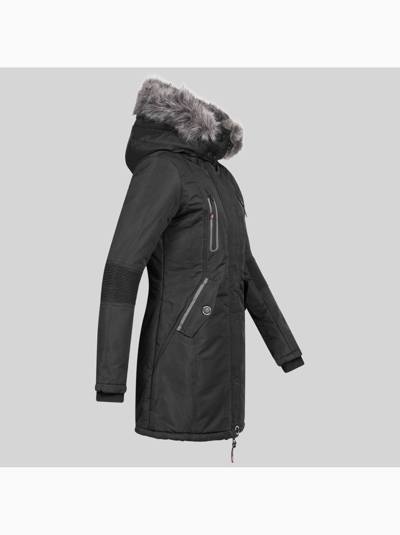 Parka con cappuccio coraly – geographical norway Nero - Kiabi