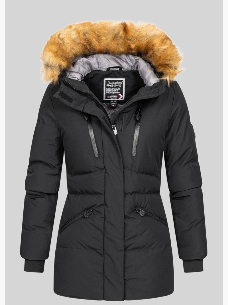Parka con cappuccio crown – geographical norway Nero - Kiabi