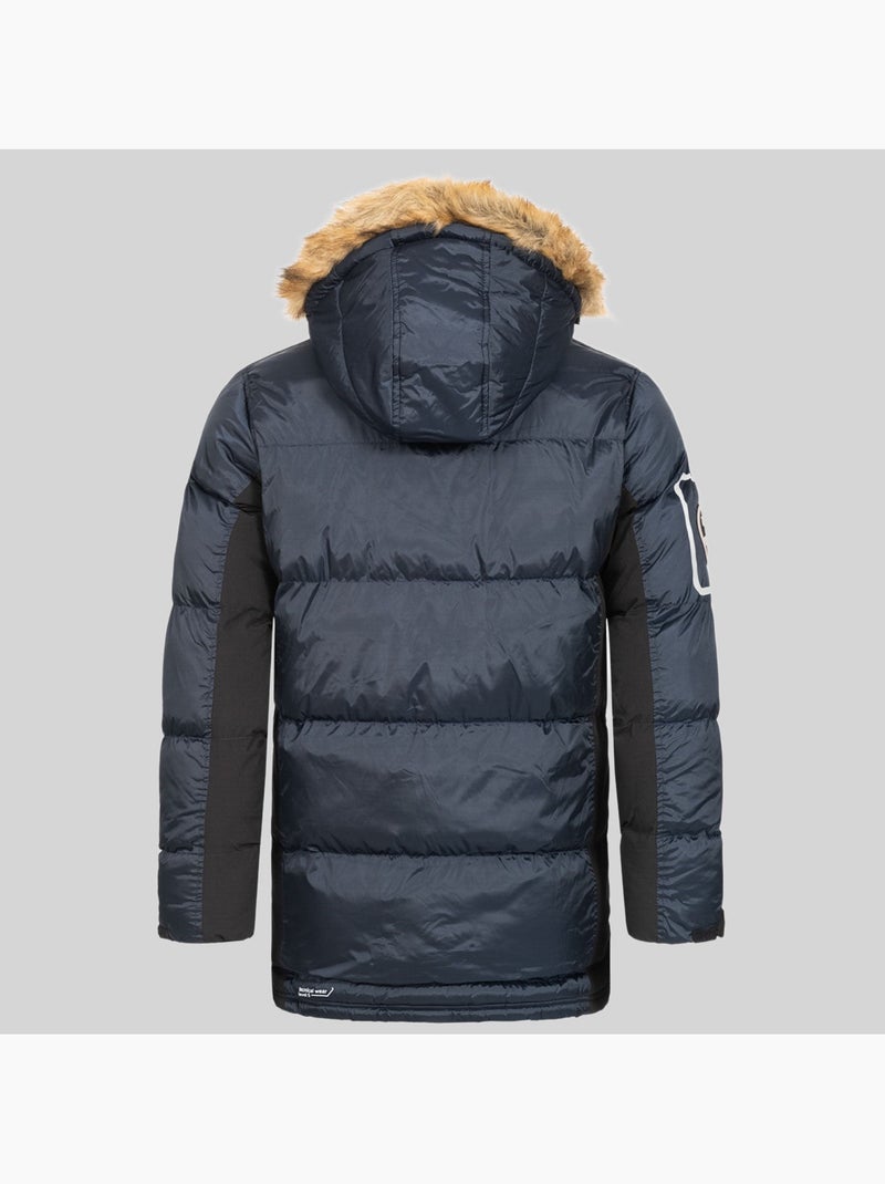 Parka con cappuccio danone – geographical norway Blu marino - Kiabi