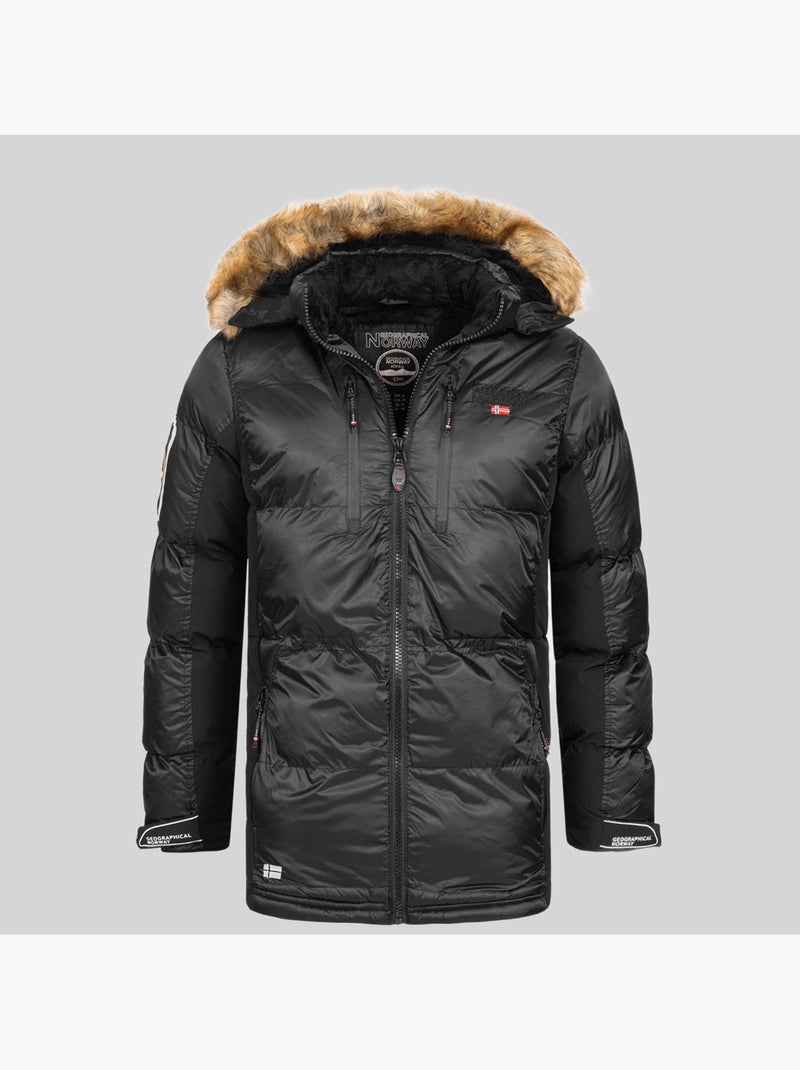 Parka con cappuccio danone – geographical norway Nero - Kiabi