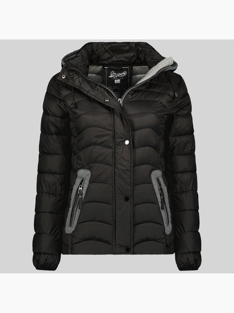 Parka con cappuccio dariella – geographical norway Nero - Kiabi