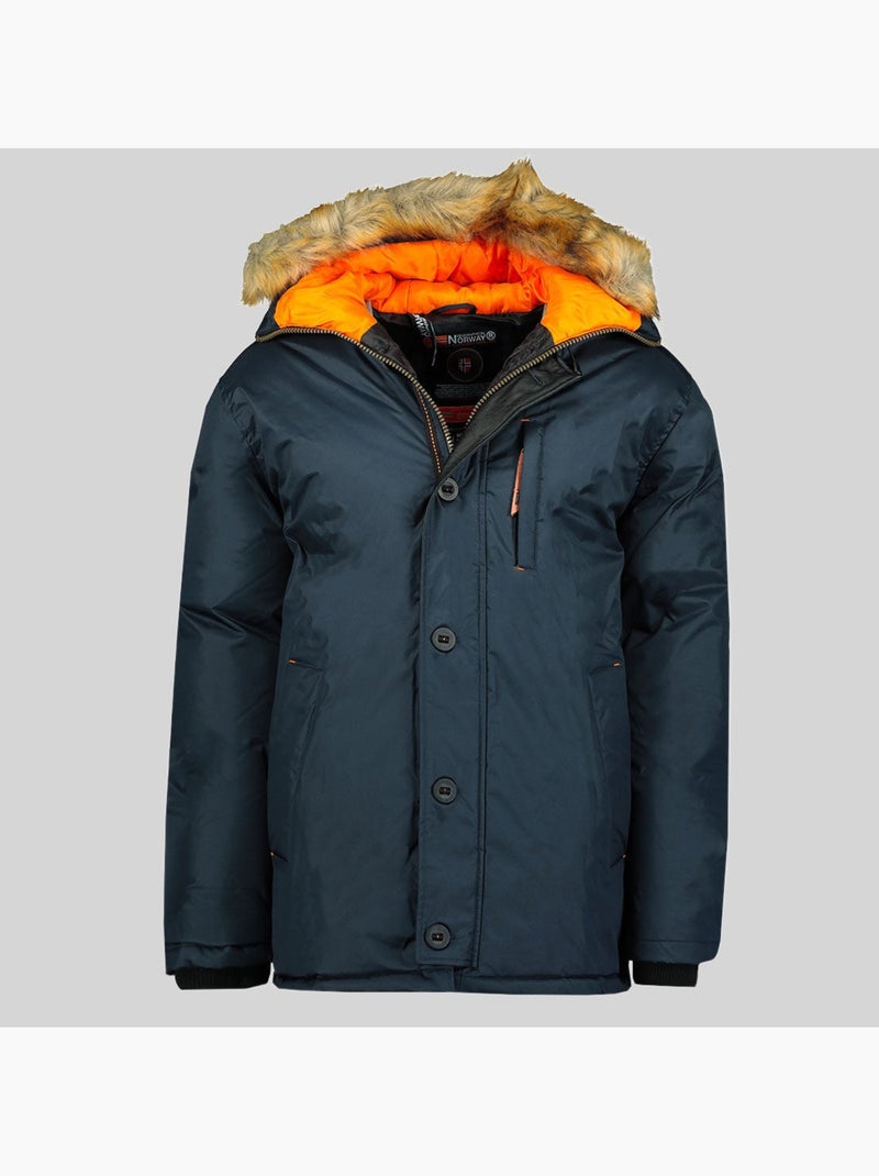 Parka con cappuccio darwin – geographical norway Blu marino - Kiabi
