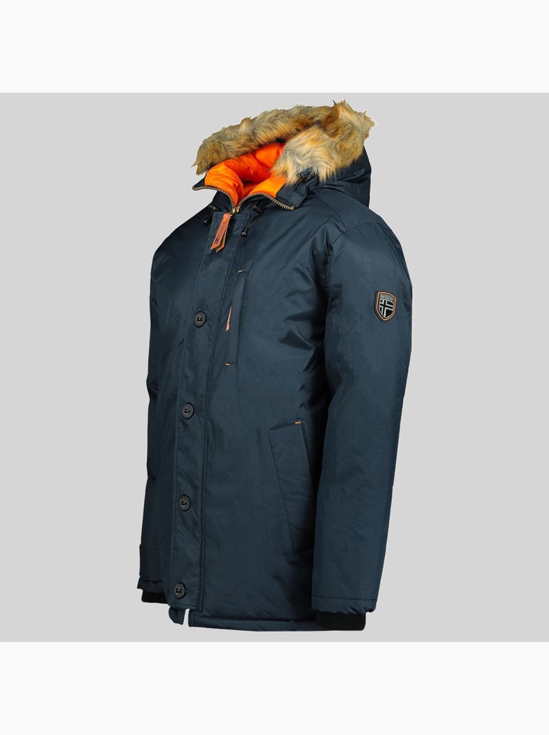 Parka con cappuccio darwin – geographical norway Blu marino - Kiabi