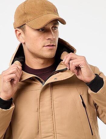 Parka con cappuccio midi
