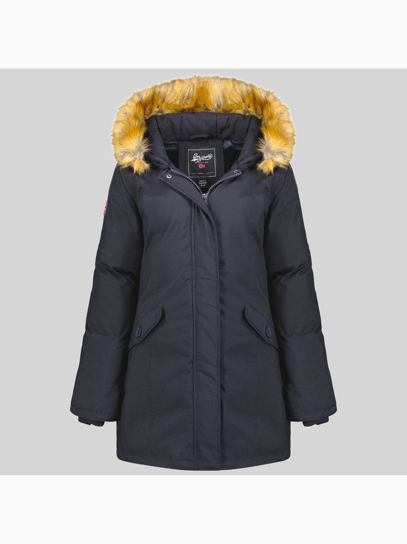 Parka con cappuccio dinasty – geographical norway Blu marino - Kiabi
