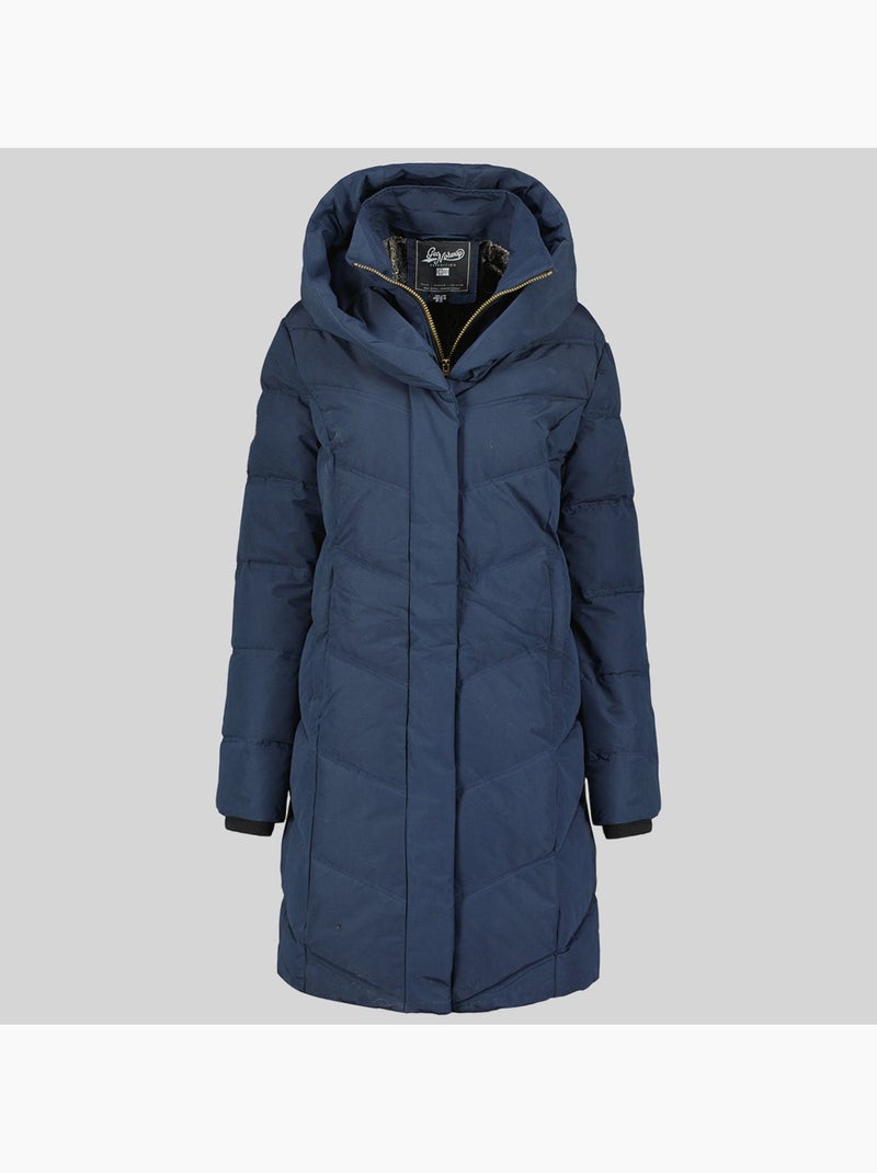 Parka con cappuccio djamila – geographical norway Blu marino - Kiabi