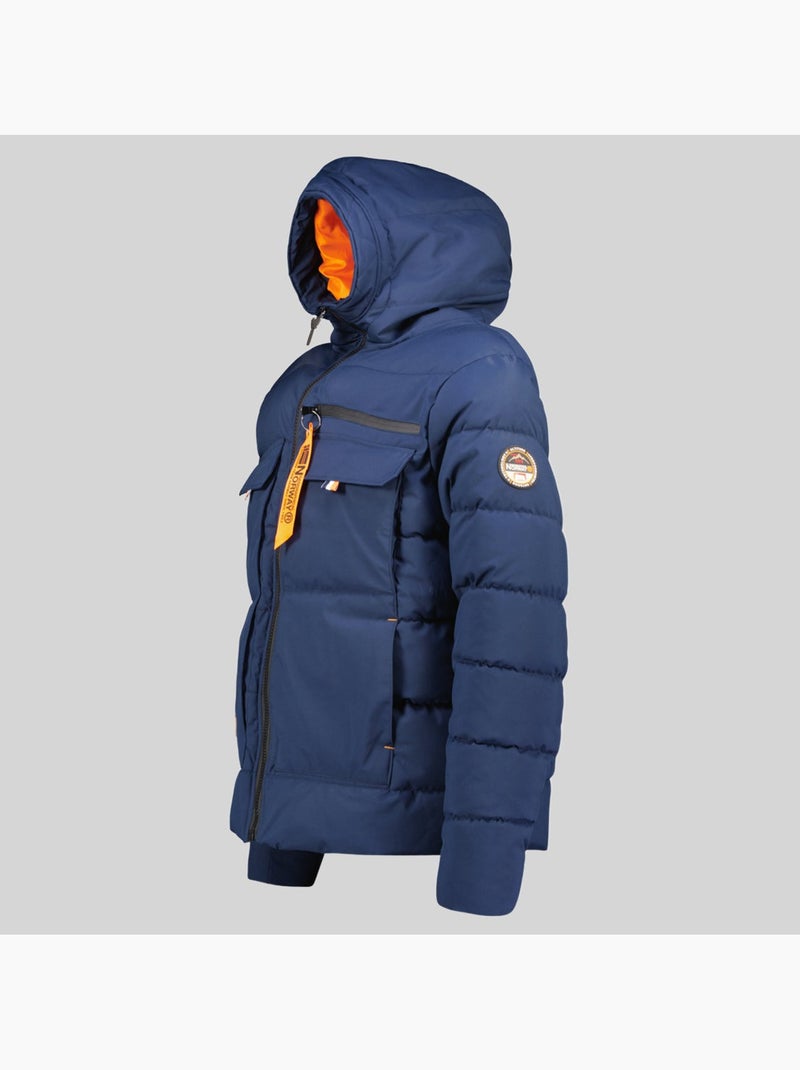 Parka con cappuccio dosiba – geographical norway Blu marino - Kiabi