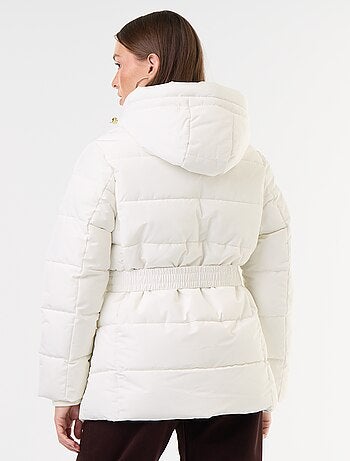 Parka con cappuccio foderato in pelliccia sintetica