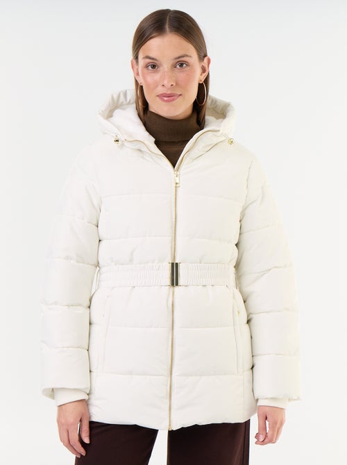 Parka con cappuccio foderato in pelliccia sintetica - Kiabi Parka con cappuccio foderato in pelliccia sintetica - Kiabi