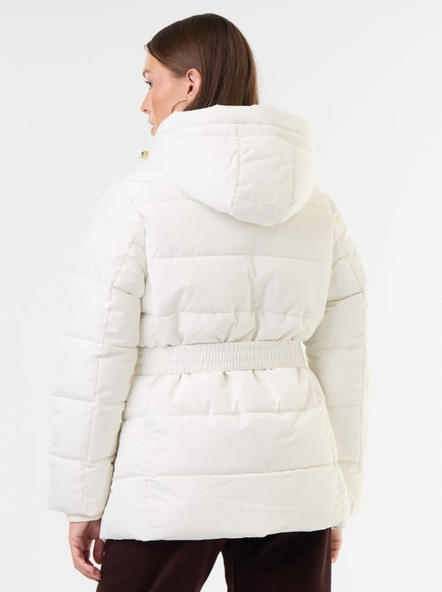 Parka con cappuccio foderato in pelliccia sintetica - Kiabi Parka con cappuccio foderato in pelliccia sintetica - Kiabi