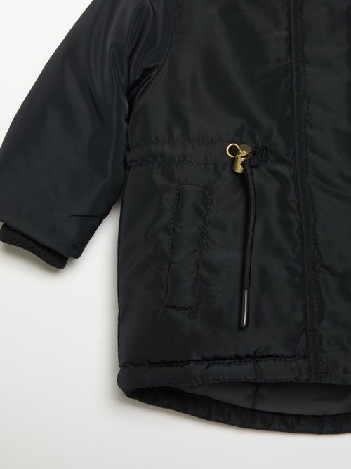 Parka con cappuccio foderato in pelliccia sintetica - Kiabi
