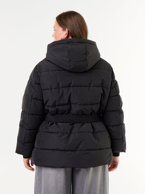Parka con cappuccio foderato in pelliccia sintetica - Kiabi Parka con cappuccio foderato in pelliccia sintetica - Kiabi