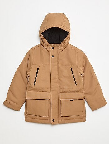 Parka con cappuccio idrorepellente