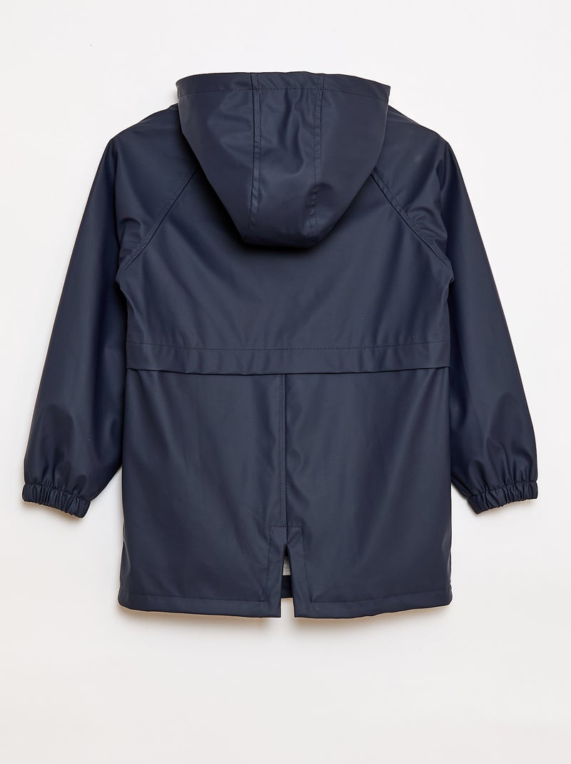Parka con cappuccio idrorepellente Blu - Kiabi