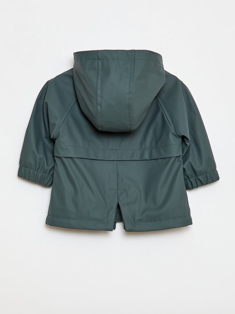 Parka con cappuccio idrorepellente Kaki - Kiabi