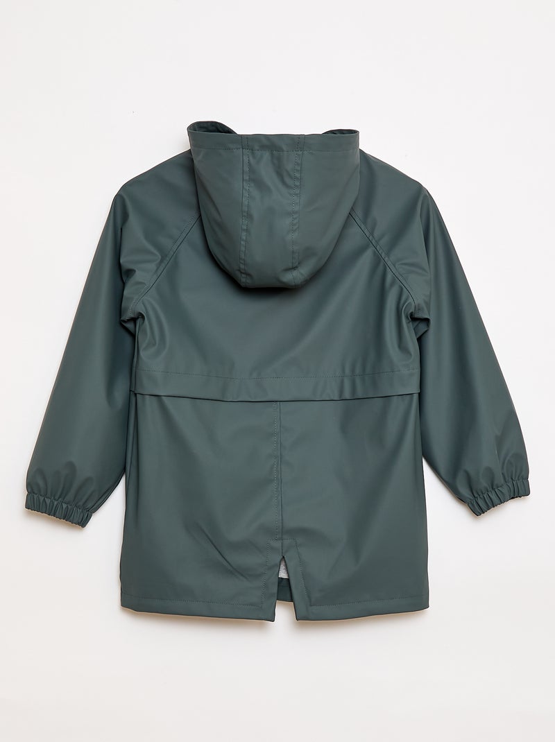 Parka con cappuccio idrorepellente Kaki - Kiabi