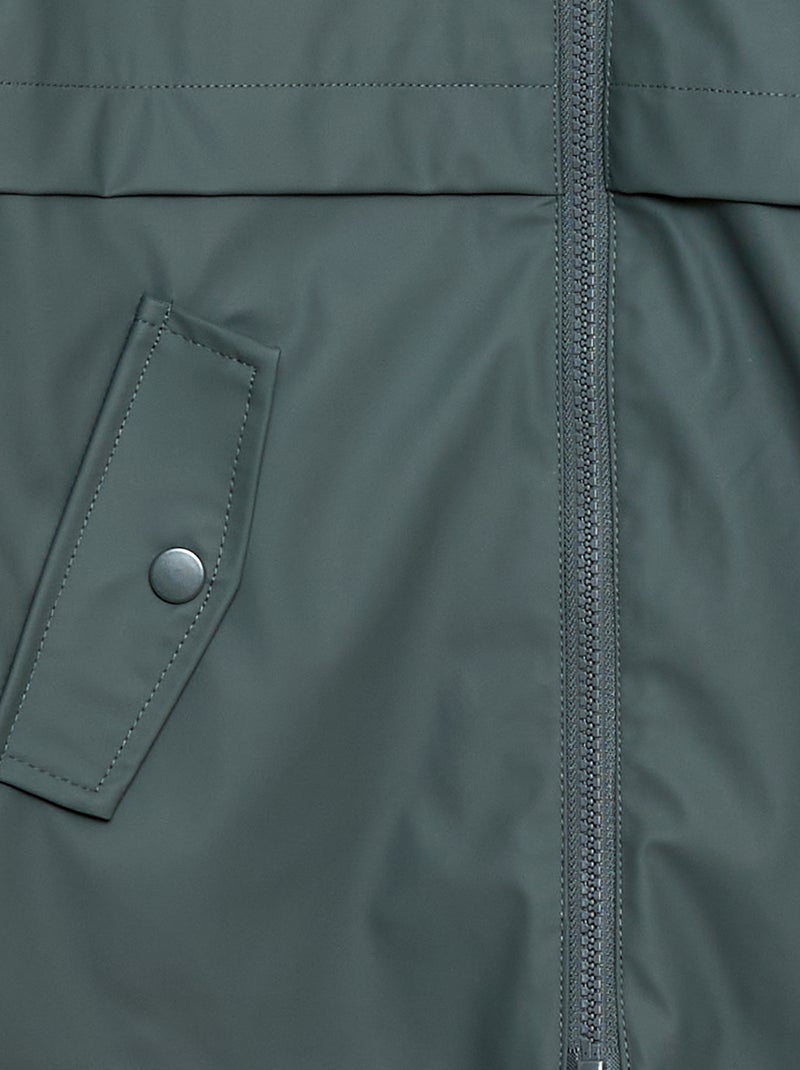 Parka con cappuccio idrorepellente Kaki - Kiabi