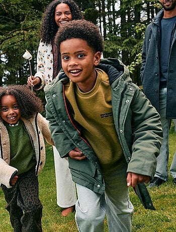 Parka con cappuccio idrorepellente