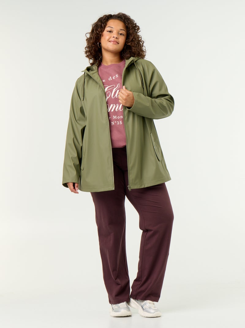Parka con cappuccio idrorepellente Verde - Kiabi