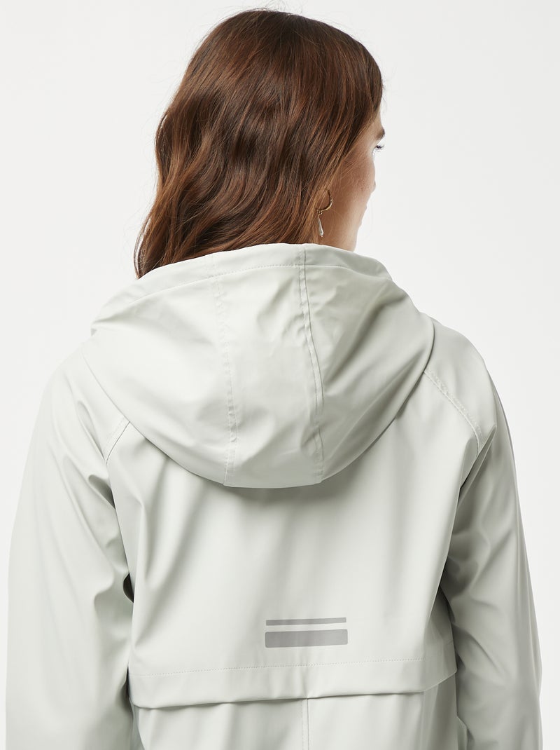Parka con cappuccio impermeabile BLU - Kiabi