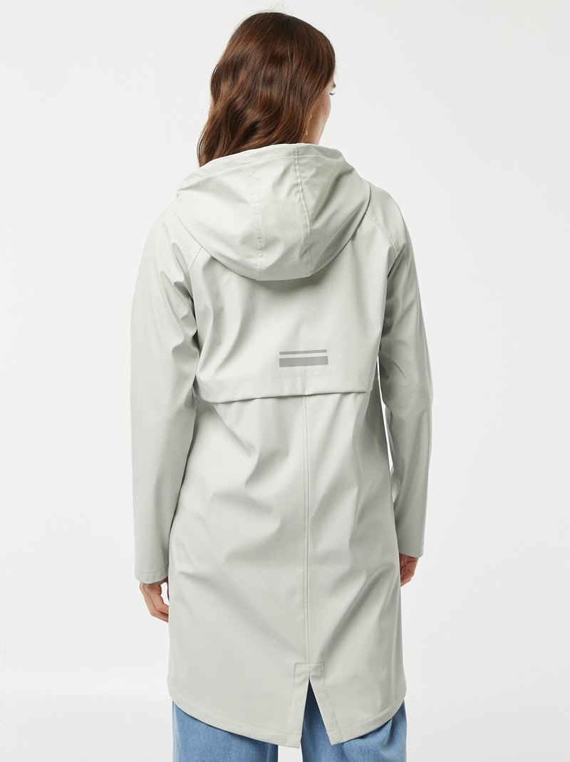 Parka con cappuccio impermeabile BLU - Kiabi