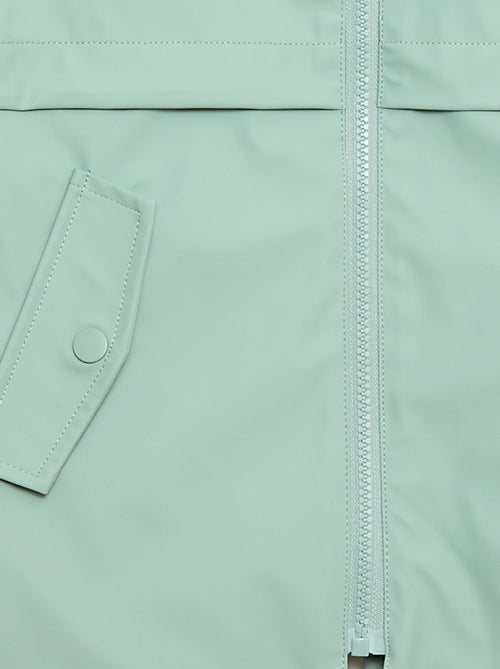 Parka con cappuccio in gomma - Kiabi