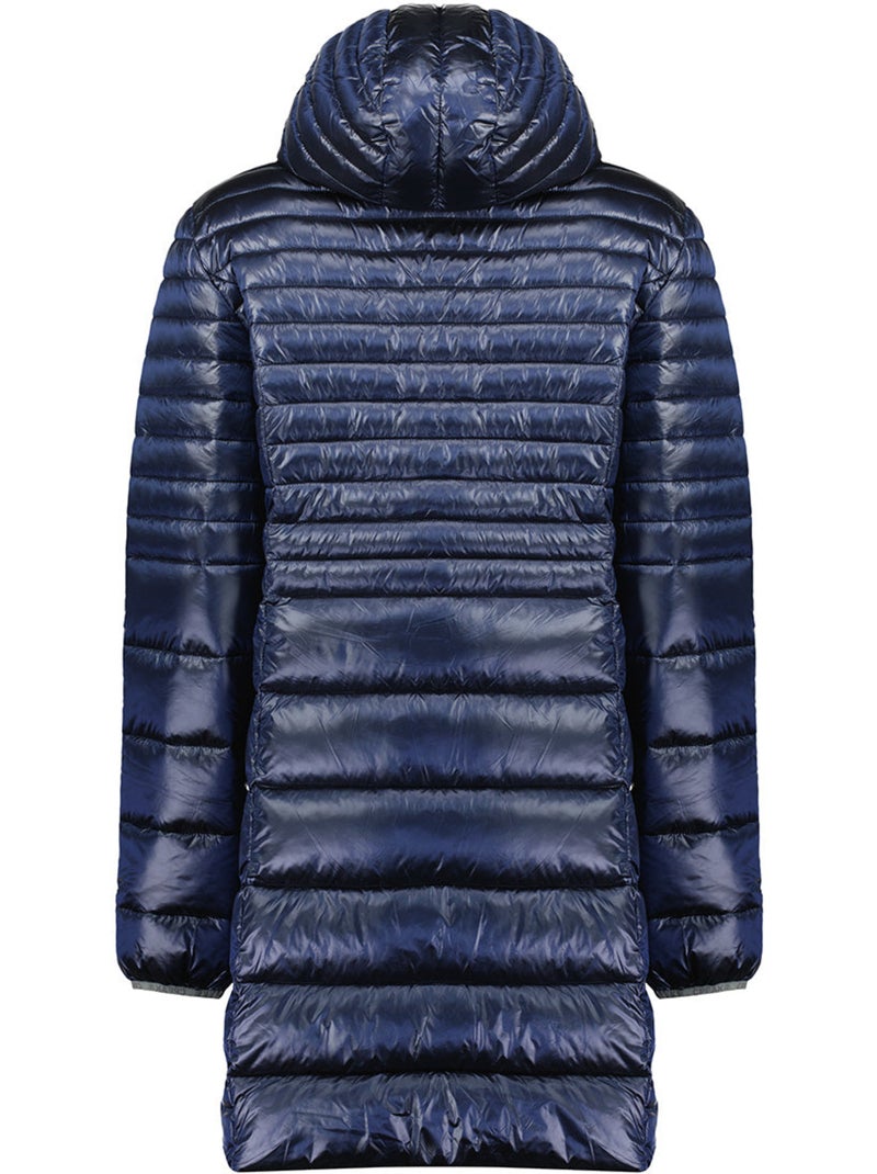 Parka con cappuccio in pelliccia sintetica bodeak – canadian peak Blu marino - Kiabi