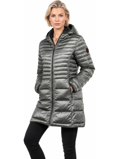 Parka con cappuccio in pelliccia sintetica bodeak – canadian peak - Kiabi