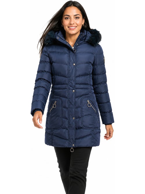 Parka con cappuccio in pelliccia sintetica civileak – canadian peak - Kiabi Parka con cappuccio in pelliccia sintetica civileak – canadian peak - Kiabi