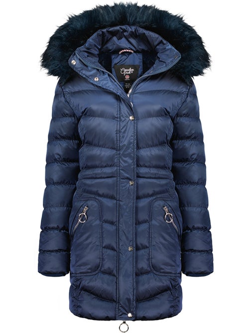 Parka con cappuccio in pelliccia sintetica civileak – canadian peak - Kiabi Parka con cappuccio in pelliccia sintetica civileak – canadian peak - Kiabi