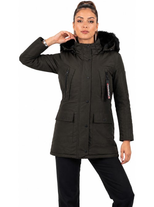 Parka con cappuccio in pelliccia sintetica corteak – canadian peak - Kiabi Parka con cappuccio in pelliccia sintetica corteak – canadian peak - Kiabi